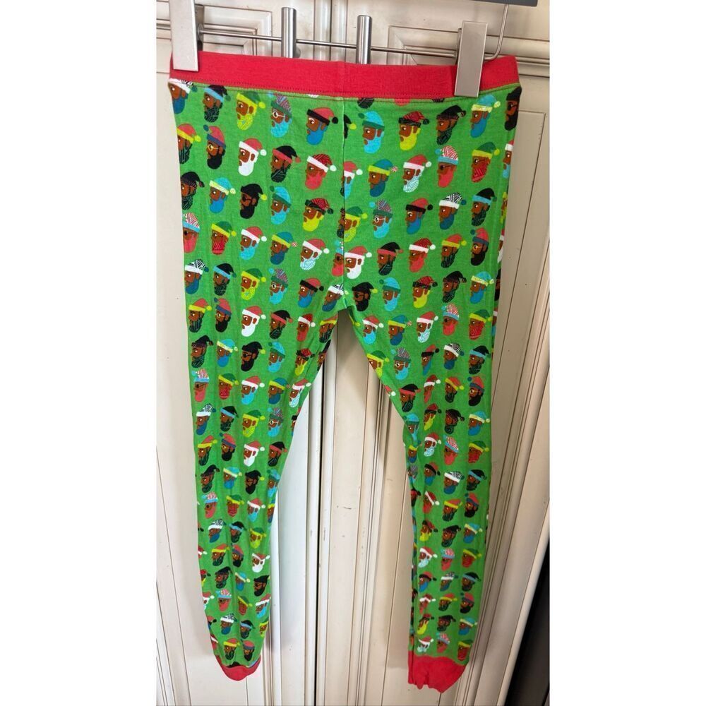 Wondershop Kids Santa Print Family Holiday Christmas Pajama Pants Green Size 8